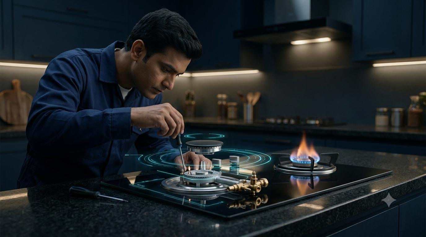 Gas stove repair